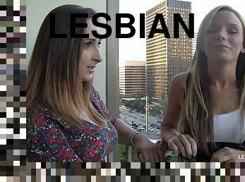 Sexy ladies enter into an intense secret lesbian affair