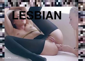 ULTRAFILMS Mesmerizing light fetish lesbian action starring two gorgeous girls Nancy A and Sybil