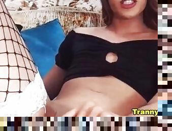 payu-dara-besar, besar, pondan, dubur, matang, zakar-besar, alat-mainan, pondan-tranny, ladyboy, pakaian-dalaman