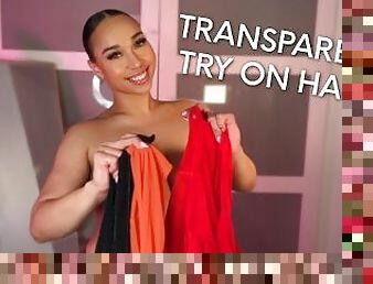 Transparent Clothes Try On Haul  BabygirlHazel