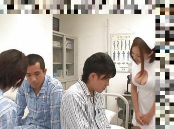 Asian Nurse Lets Her Patient Cum in Her Mouth