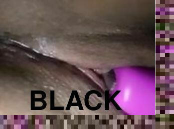 Black girl tries vibrator for the first time
