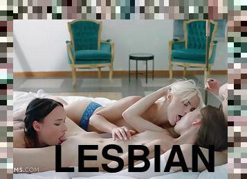 Eva Elfie, Lika Star And Sasha Sparrow - Absolutely Amazing Lesbian Group Sex Action Starring Sofi And