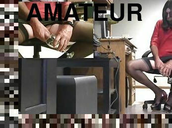 amatør, cumshot, leke, cum, webkamera, dildo, fetisj, alene, drikking