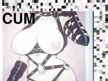 Fubuki (One Punch Man) Futanari Cum Tribute SOP 1