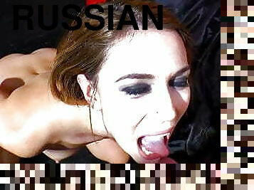 russisk, anal, blowjob, cumshot, stor-pikk, gangbang, svelging, rødhåret, ludder, facial