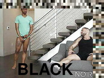 Muscle Ricky Larkin bareback banging black gay after rimming