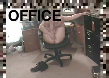 Pantyhose office tease