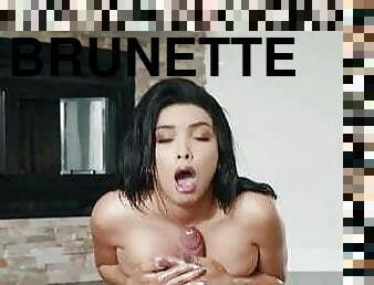 compilation, pute, brunette