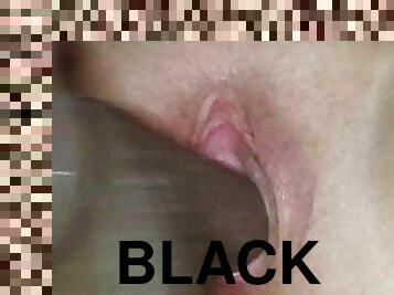 masturbatsioon, orgasm, tussu, pritsima, naine, amatöör, mustanahaline, bbw, dildo, märg