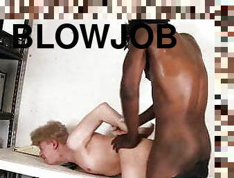 Twink perp punished with rough bareback interracial pounding