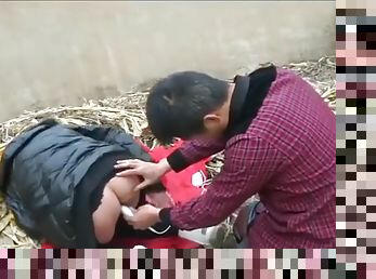 Chinese Creampie On A Garbage Dump