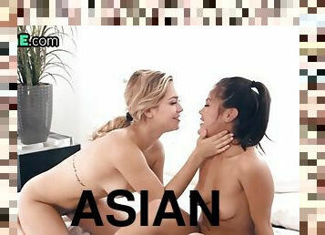 Dyke girlfriend pussylicking emotional asian