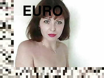 мастурбація, мама, європейка, євро