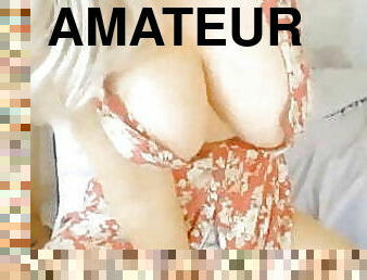 masturbation, amatör, milf, hemmagjord, mamma, kåt, europeisk, blond, euro