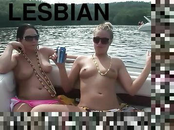 Lesbians on a boat teasing - DreamGirls
