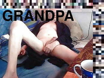 grandpa stroke on webcam