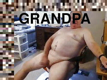 grandpa stroke on webcam