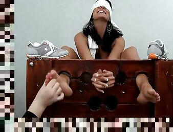 Tickling Stocks Cute (Bare Feet) 10