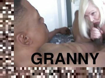 Granny Gets Her Sweet Ass Fucked by Black Dick