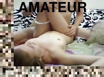 Amateur homemade sweet sex of teen couple