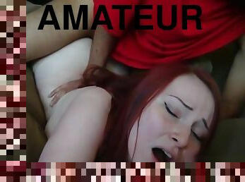 Amateur college redhead fucking her boyfriend