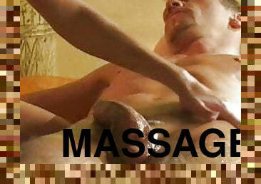 Big Cock Gets Massage Relief Here Just To Be Relieved