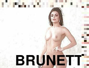 berühmtheit, brunette