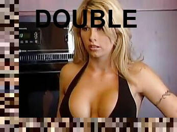 Some insane double penetration for a hot blond babe Kelly Wells