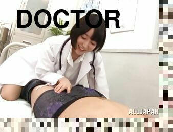 The doctor is in for a complete physical check up but for herself