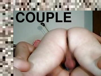 Hardcore homemade sex tape of a couple banging in missionary pose