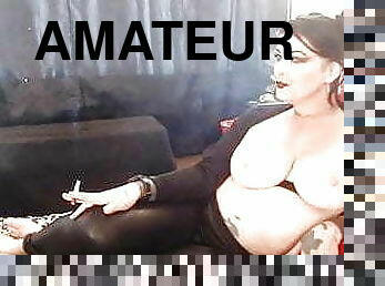 tetas-grandes, amateur, lesbiana, fumando