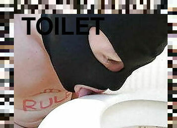 Sissy slut magruda- toilet licking part 2