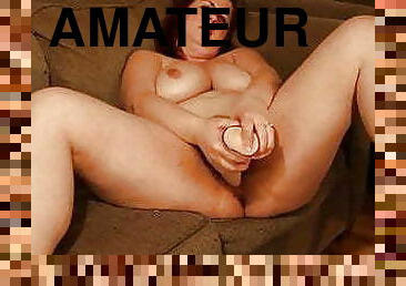 cul, gros-nichons, amateur, maison, maman, belle-femme-ronde, point-de-vue, gode