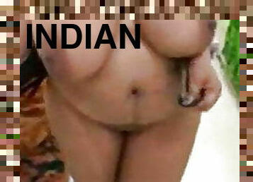 DESI INDIAN WIFE WITH BIG BOOBIES GETS PLAYED WITH BY HUBBY 