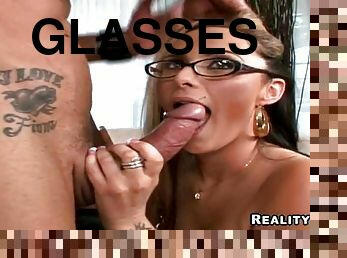 Wonderful Sherry Wearing Sexy Glasses Gets Drilled Doggystyle