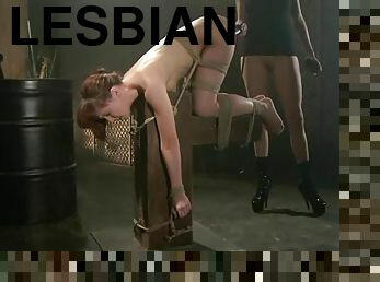 Lovley Yet Naughty Redhead AnnaBelle Lee Getting Toyed in Lesbian BDSM