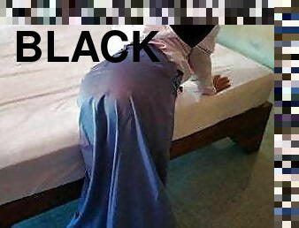 Black man (29 cm penis) fucking Turkish Muslim woman in a hijab