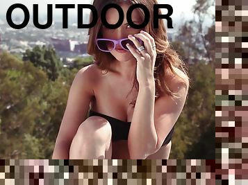 Compilation with stunning Playboy models posing outdoors