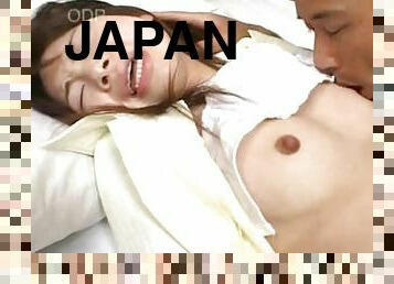 Naughty Japanese girl gets fucked in her hairy pussy