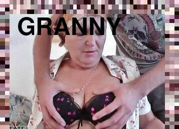 BBW Granny Sucks & Fucks that stud so hard