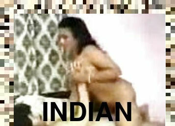 Hot Indian chick gets fucked in cowgirl position