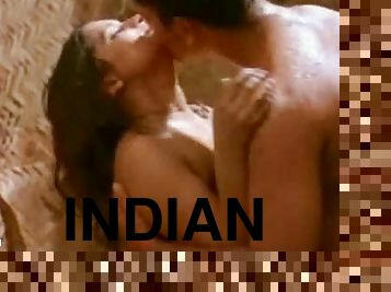 Hot Indian bombshell gets naughty with her man in the shower