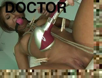 Naughty Sandra gets dominated and fucked by a doctor