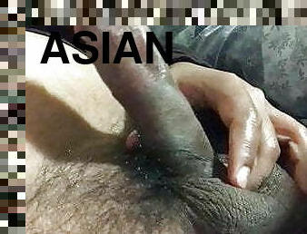 Midnight Asian masturbating