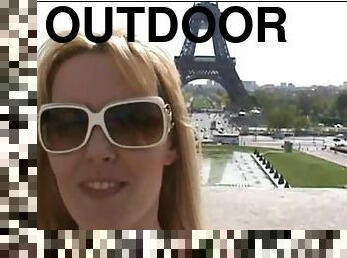 Sophie Moone the hot pornstar have a vacation in Paris