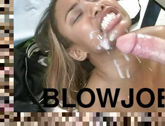 Blowjobs usually end up with a massive facial cumshots