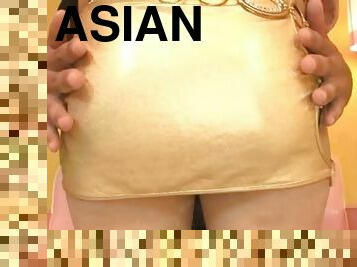 aasialainen, kova-seksi, japanilainen, pari, minihame