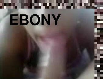 Ebony Teen Is Filmed Giving Head By A Camera Phone