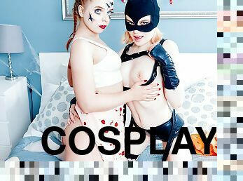 Luna Haze & Milka A in Spicy Experiments On Halloween - Beauty-Angels